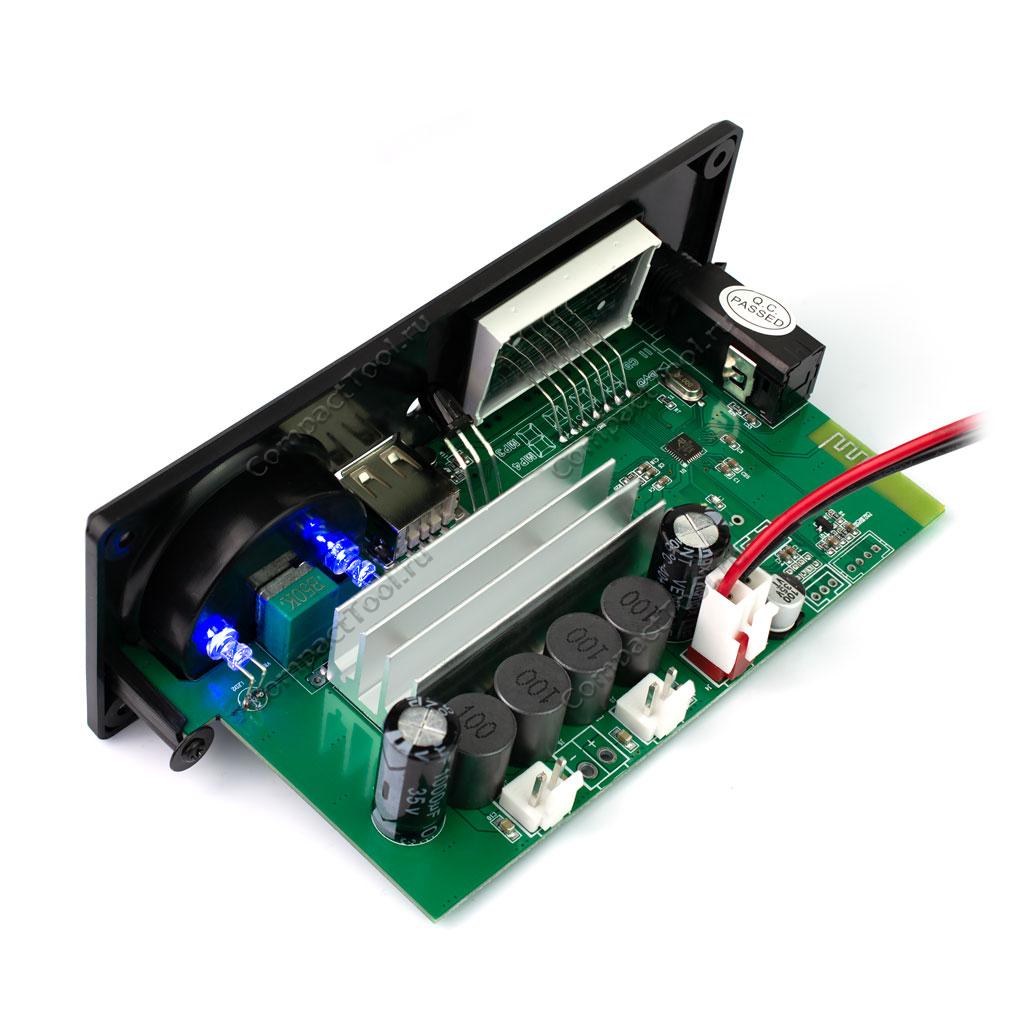 Плеер JQ-D161BT USB/microSD/FM/Bluetooth с усилителем и пультом ДУ