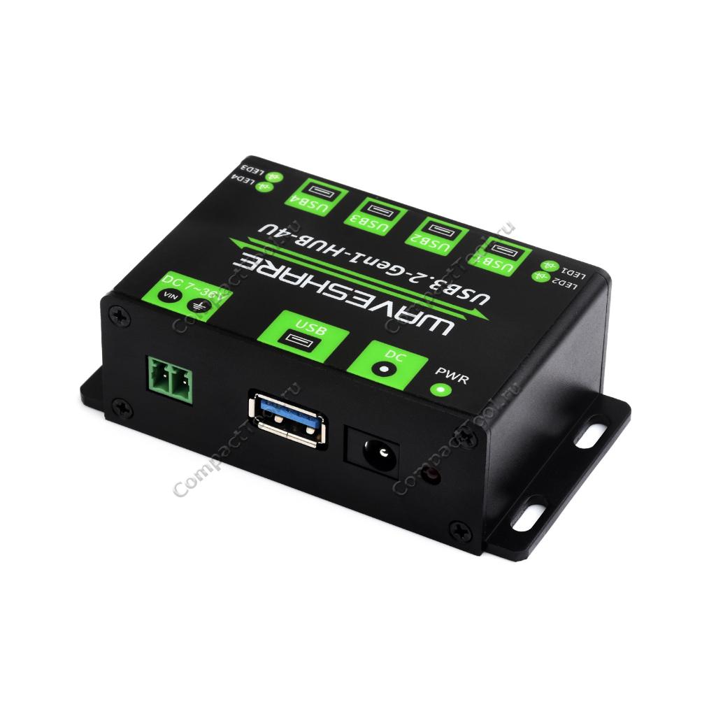 USB-хаб Waveshare USB3.2-Gen1-HUB-4U