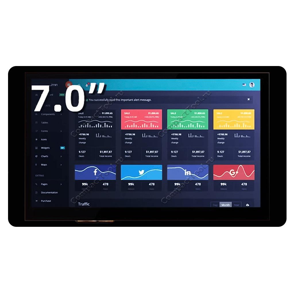 CROWPANEL BASIC CASE 7.0'' 800x480 Экранный модуль сенсорный HMI ESP32 Elecrow
