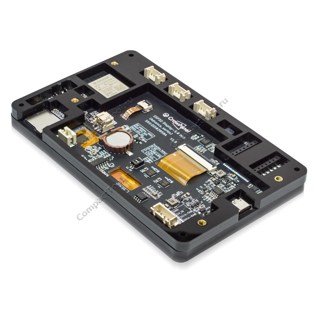 CROWPANEL ADVANCE CASE 5'' 800х480 Экранный модуль сенсорный HMI AI-Powered