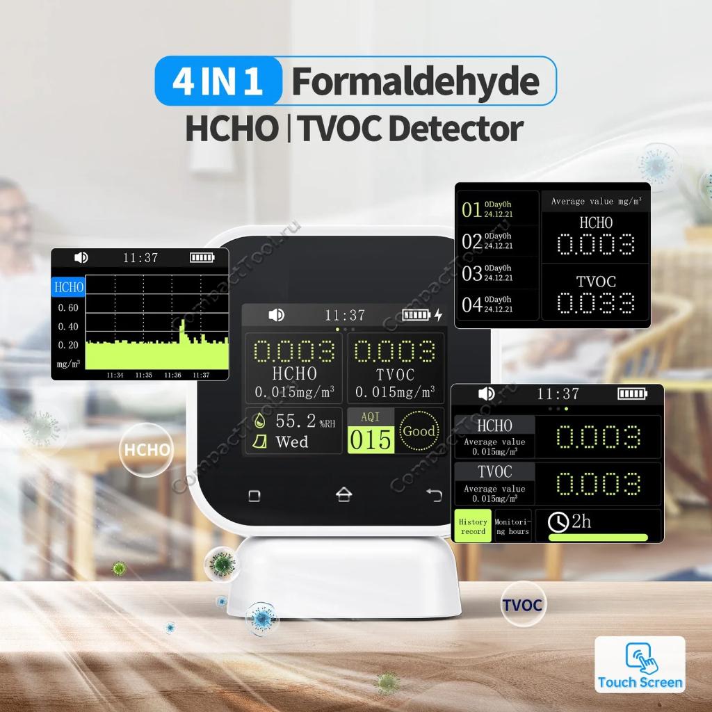 FNIRSI SFD-02 анализатор качества воздуха