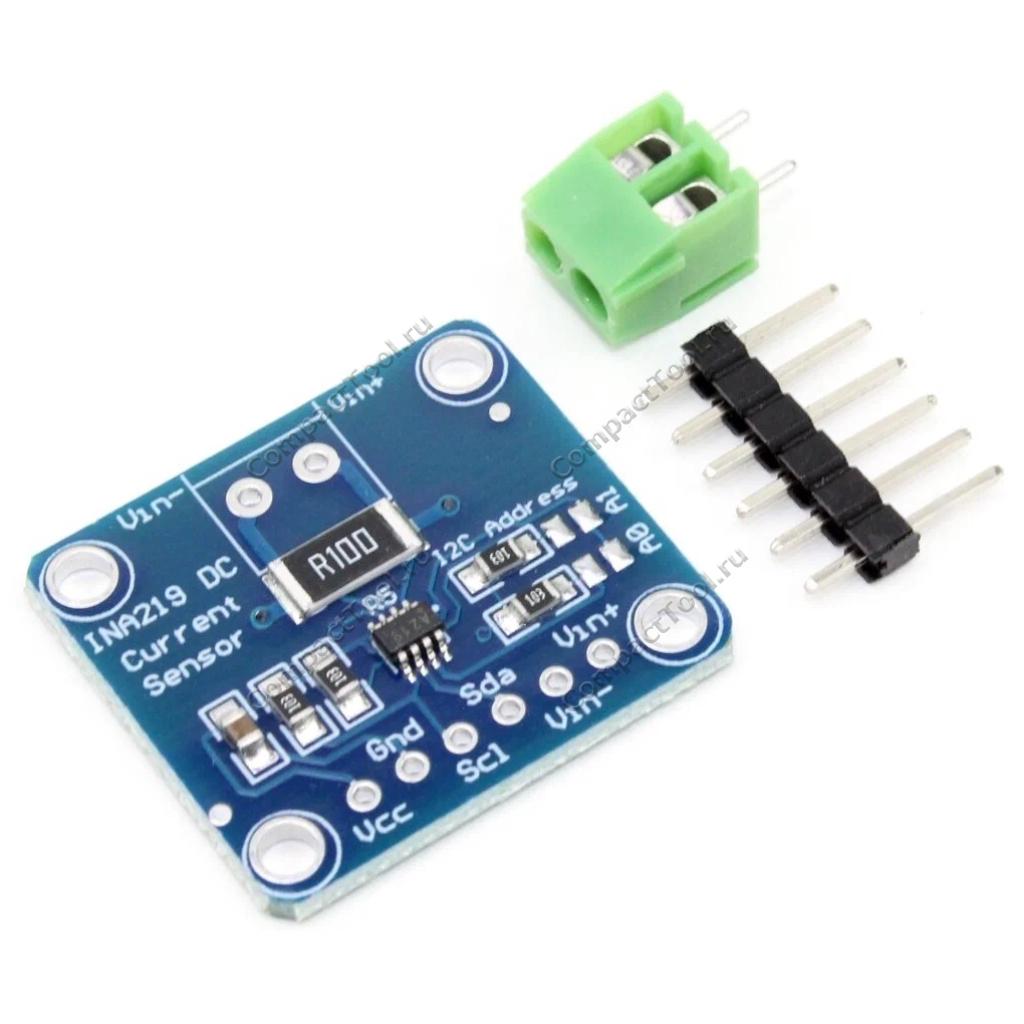 Датчик напряжения и тока CJMCU-219 с I2C интерфейсом на чипе SMD INA219 ДЕШЕВАЯ