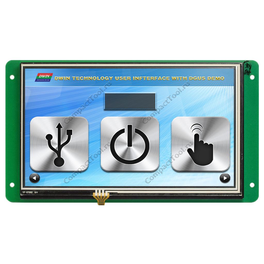 DMT80480T070_06WT Экранный модуль DWIN HMI 7'' 800*480