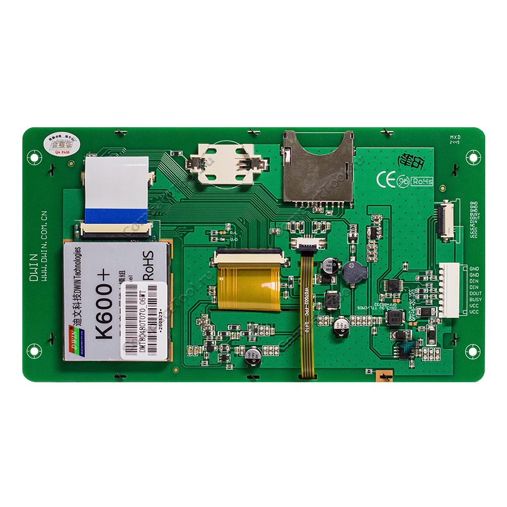 DMT80480T070_06WT Экранный модуль DWIN HMI 7'' 800*480