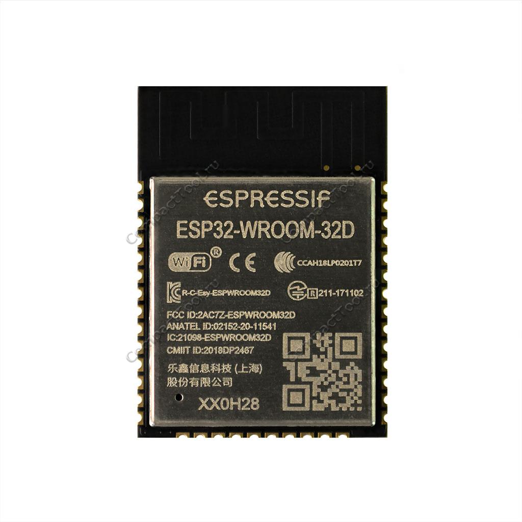 ESP32-WROOM-32D SPI FLASH 8MB (64Mbit) SMD модуль передачи WiFi и Bluetooth