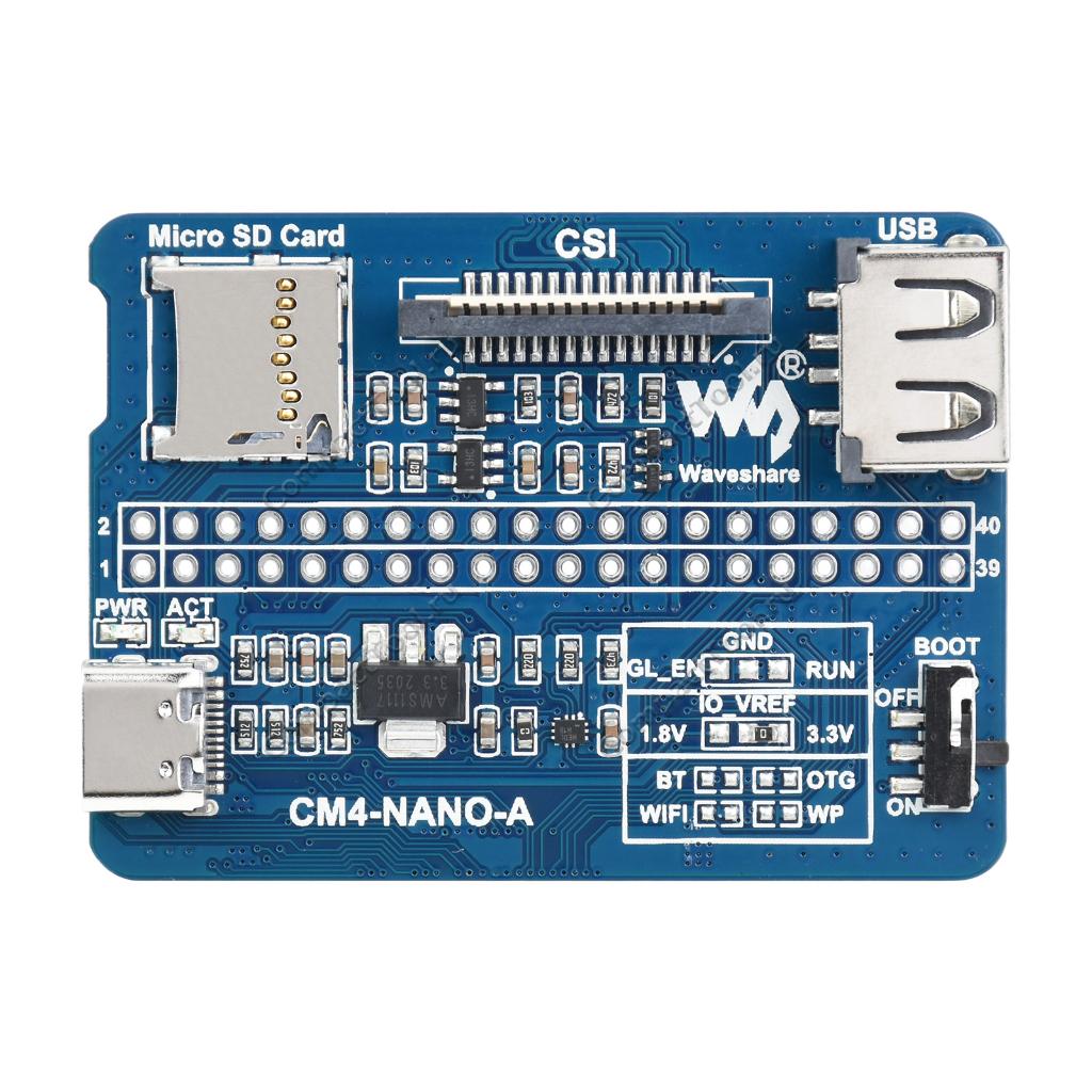 Плата расширения CM4-NANO-A для Raspberry Pi