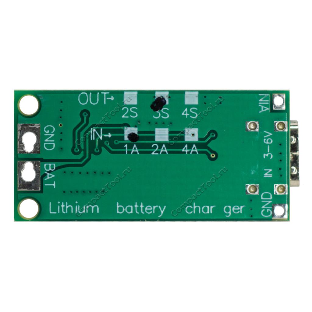 Модуль зарядки аккумулятора Li-ion 3S 12.6В 1А DOTCCRUB