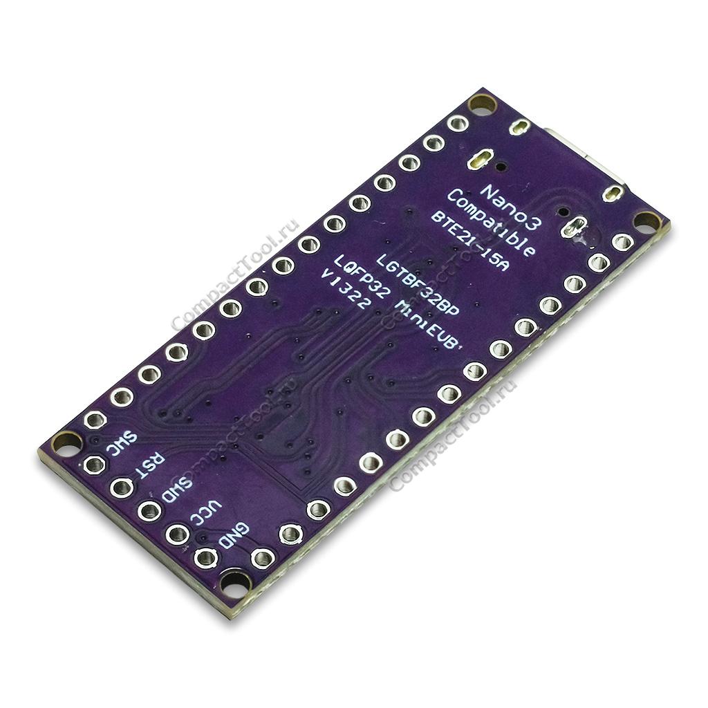 Оценочная плата Larduino L-Nano LGT8F328P-LQFP32 MiniEVB TYPE-C v1322