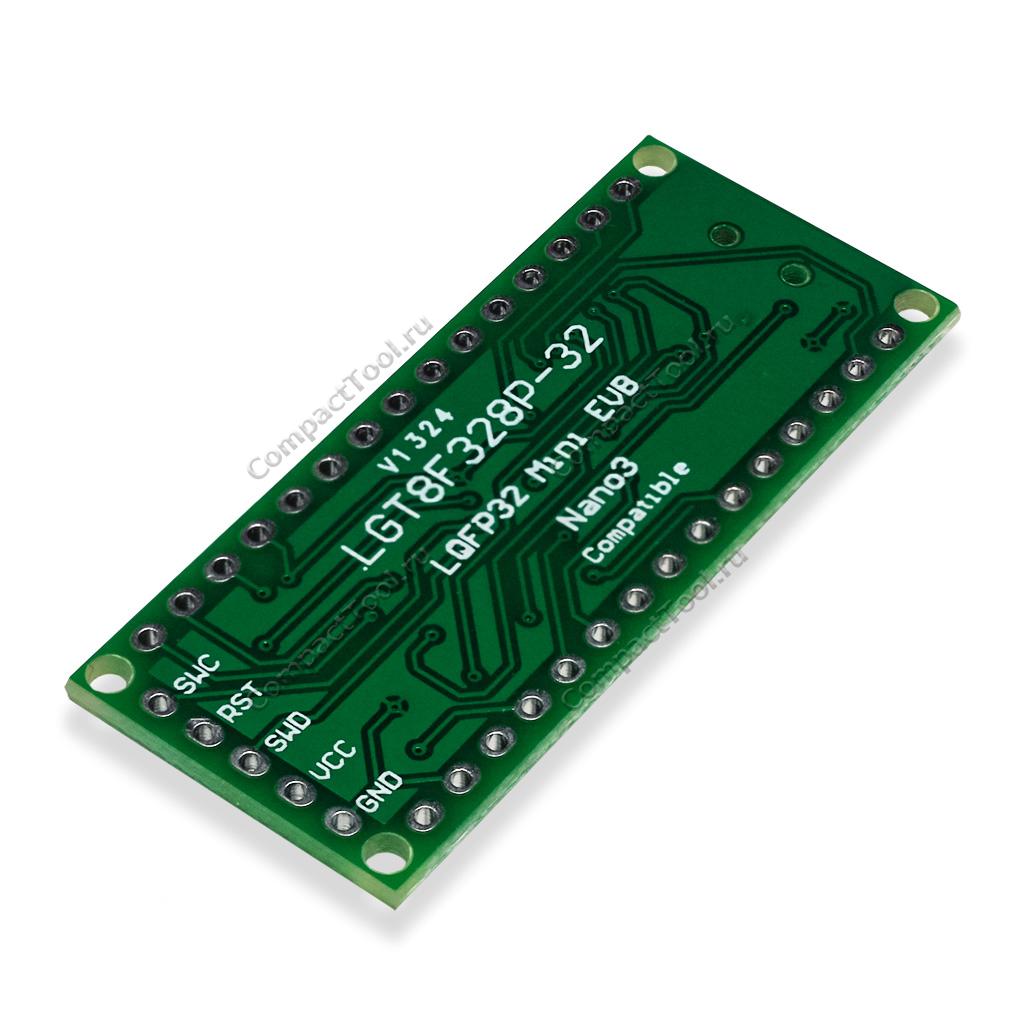 Оценочная плата Larduino L-Nano LGT8F328P-LQFP32 MiniEVB mUSB v1324