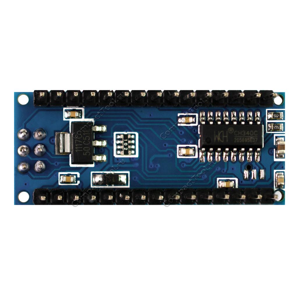 ARDUINO Nano V3.0 (CH340) Type-C чип ATmega328 ПИНЫ распаяны