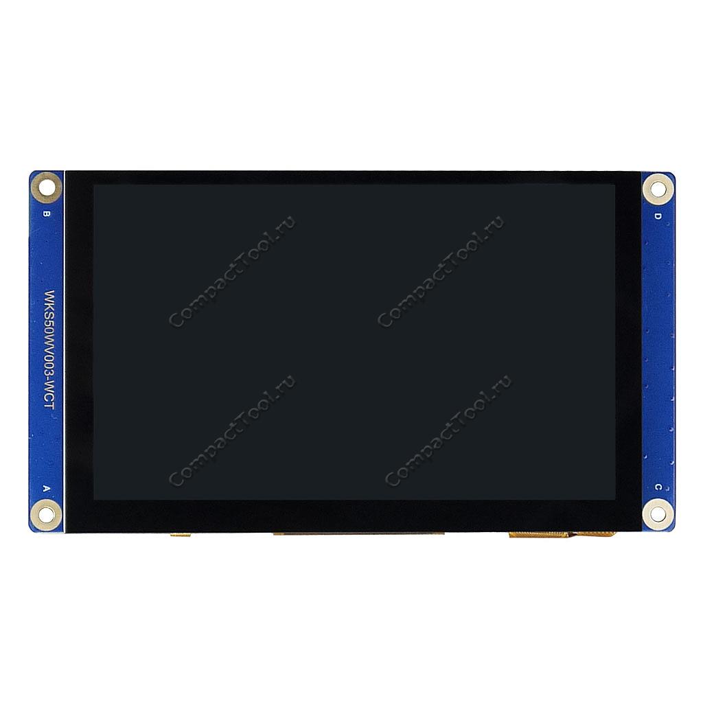 Цветной TFT LCD дисплей 5 дюймов 800х480 с сенсорной панелью WKS50WV003-WCT-LVDS