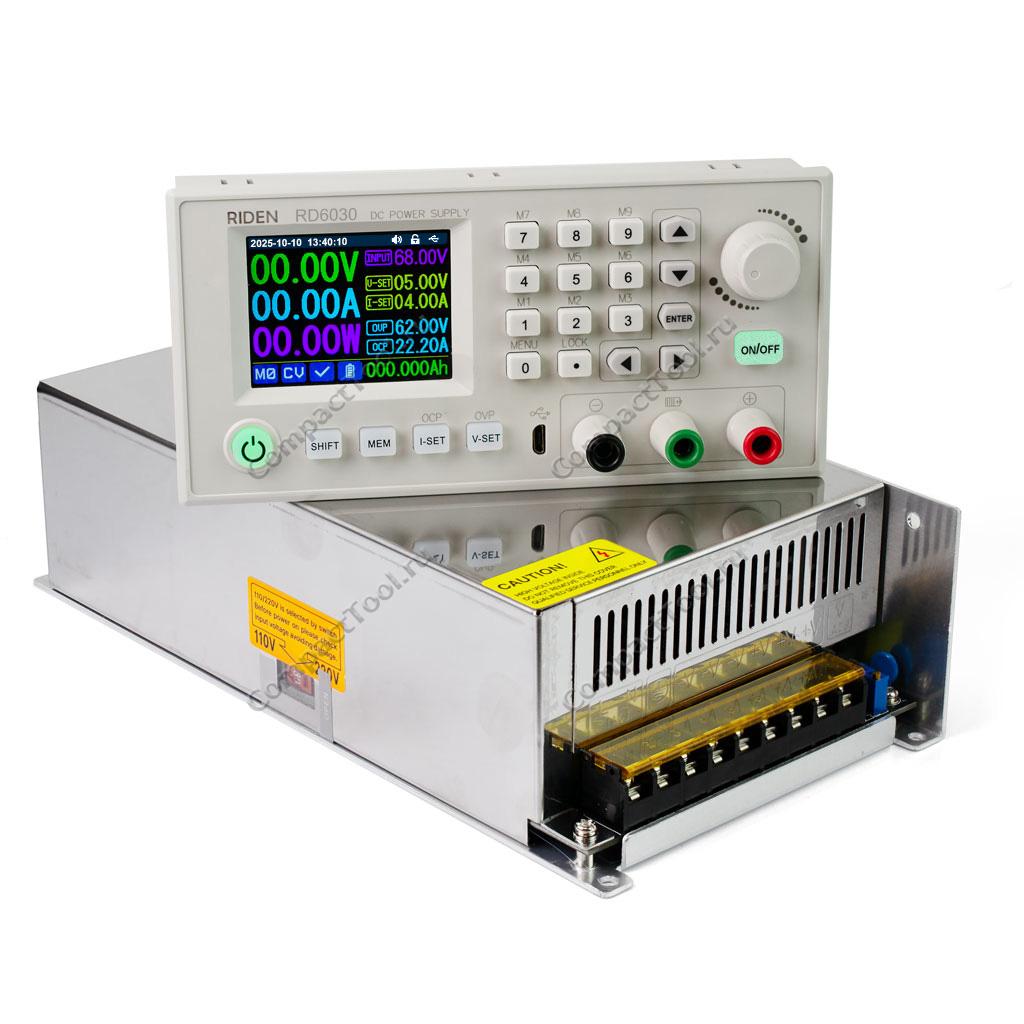 Комплект для сборки ЛБП RuiDeng RD6030W+S800+1500W PSU