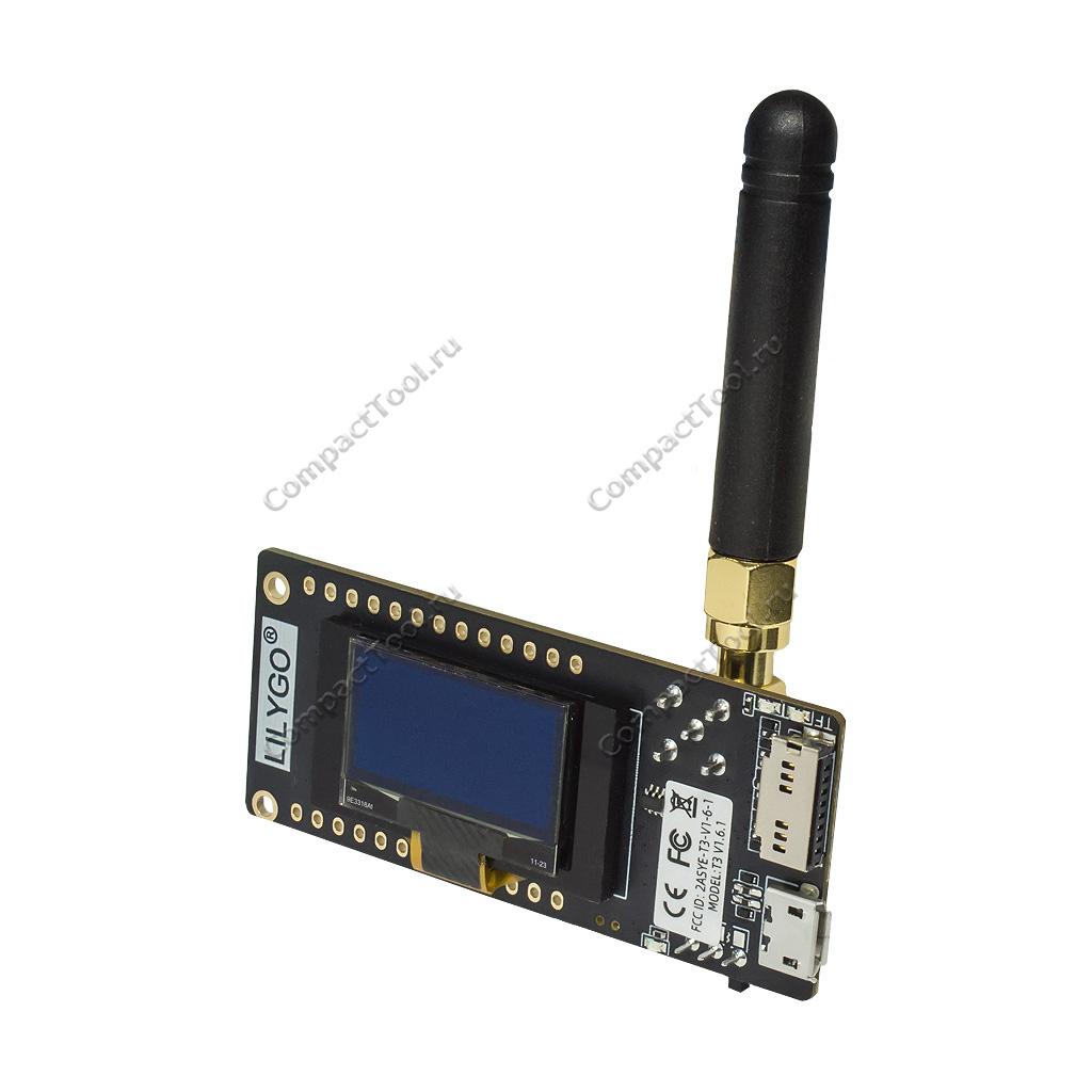 Плата разработчика LILYGO T3 LoRa32 ESP32 868МГц V2.1-1.6 Paxcounter