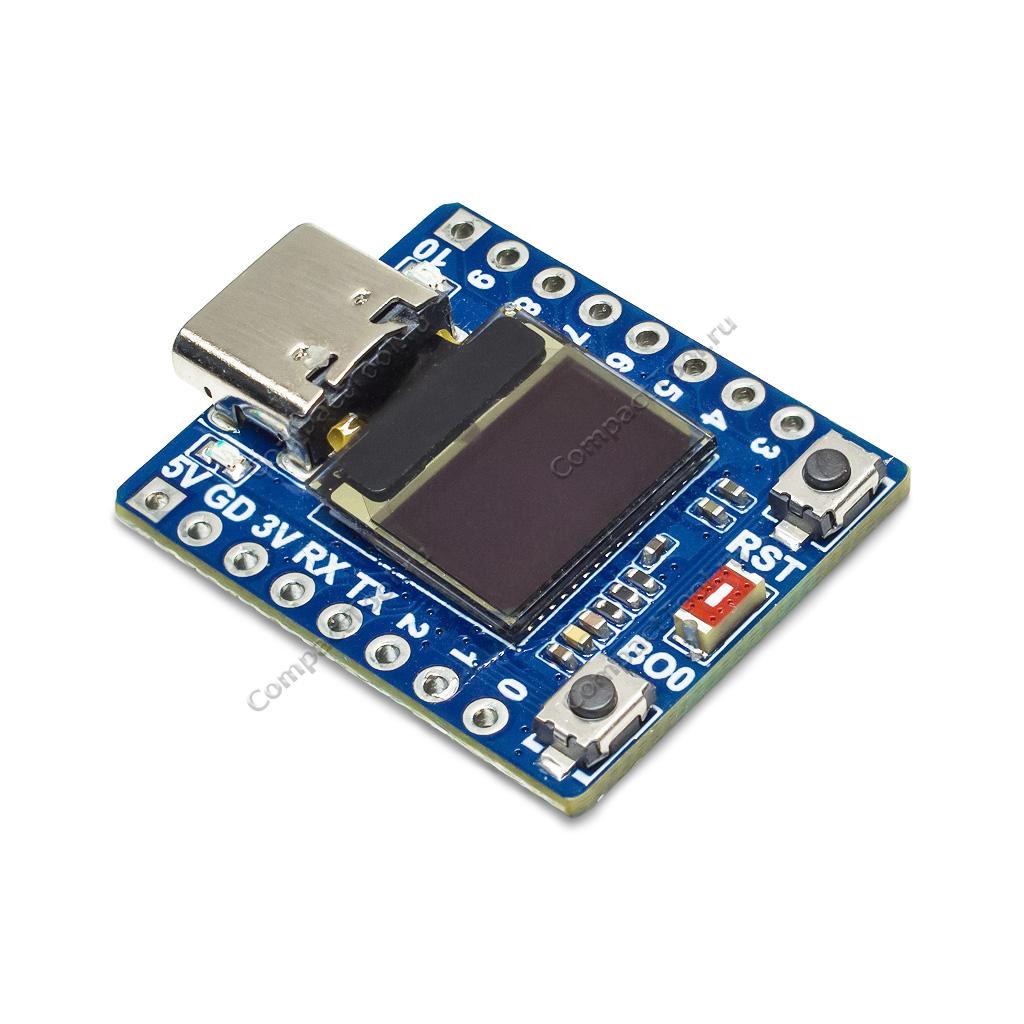 ESP32-C3 0.42 OLED Mini Модуль разработки приложений
