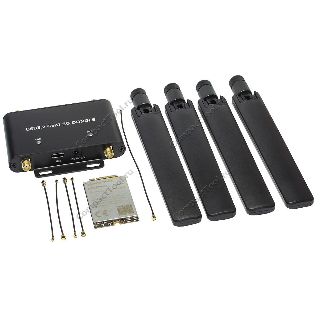 5G LTE USB3.2 Донгл сотовой связи с модулем Quectel RM520N-GL