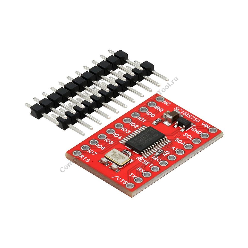 SC16IS750 Одноканальный аппаратный UART с хост-интерфейсом I2C-bus/SPI