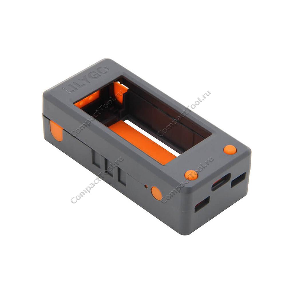 Lilygo T-Display S3 Shell Корпус чёрно-оранжевый с магнитом