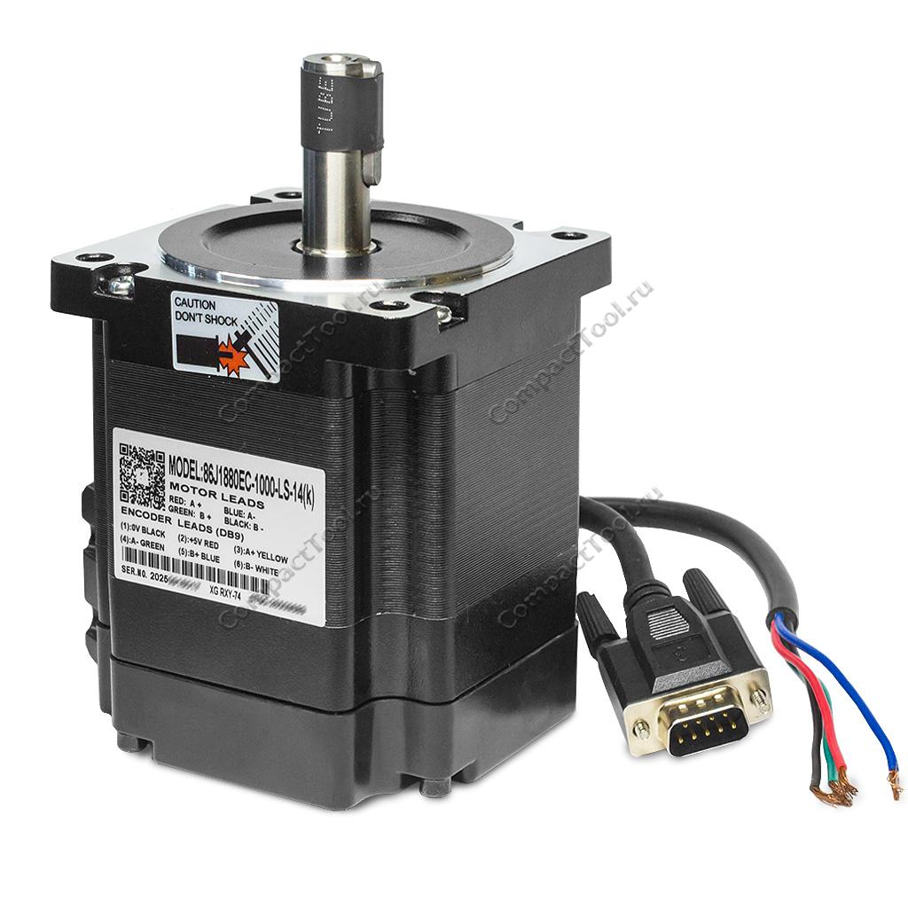 86J1880EC-1000-LS-14K JMC Сервомотор шаговый с энкодером 1000PPR Nema34