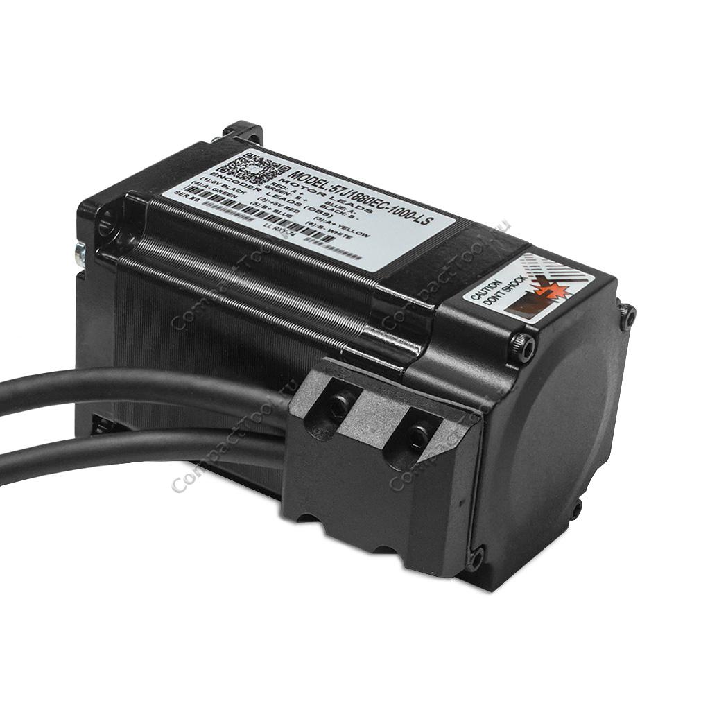 57J1880EC-1000-LS JMC Мотор шаговый Nema 23 с энкодером 1000PPR DB9