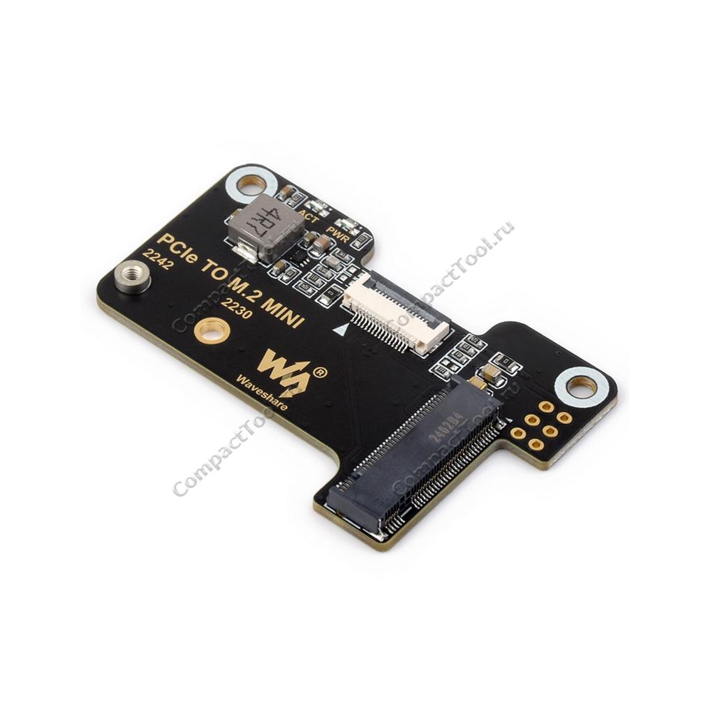 PCIe TO M.2 MINI Waveshare Адаптер для Raspberry Pi 5