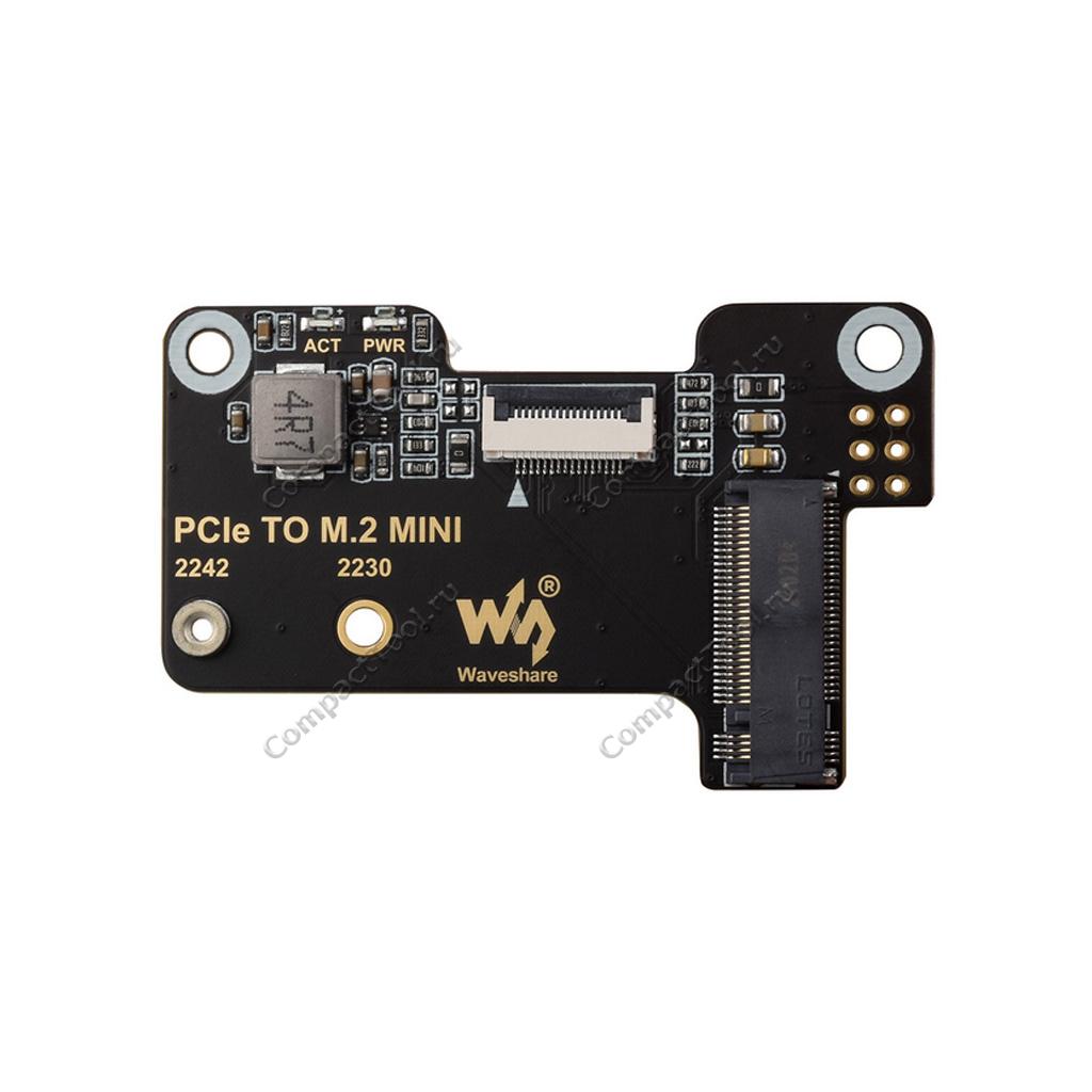 PCIe TO M.2 MINI Waveshare Адаптер для Raspberry Pi 5