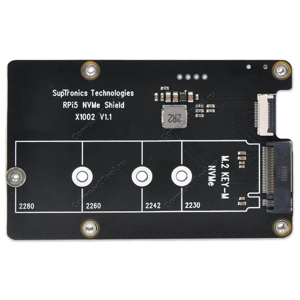 Модуль SupTronics X1002 1хM2 PCIe NVMe для RPi 5