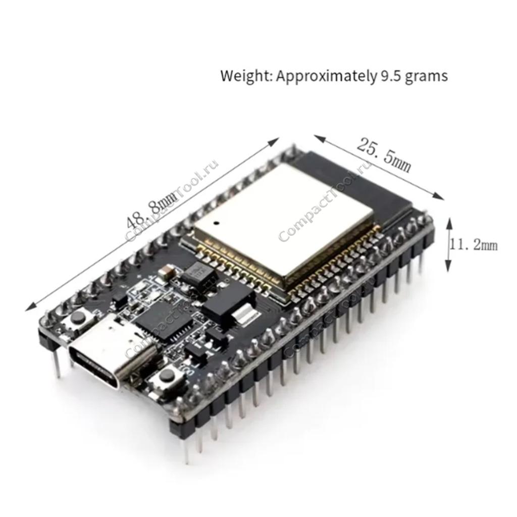 Плата разработчика NodeMCU ESP-32S Development Board TYPE-C USB 38-pin