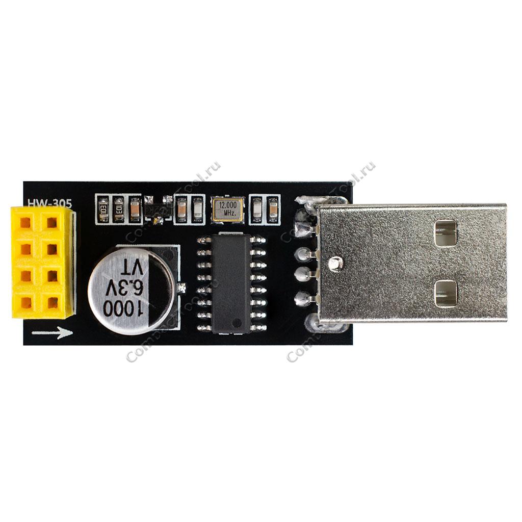 USB-UART адаптер на чипе CH340G для WIFI-контроллеров ESP-01 купить оптом и в розницу в СompactTool с доставкой по Москве и России
