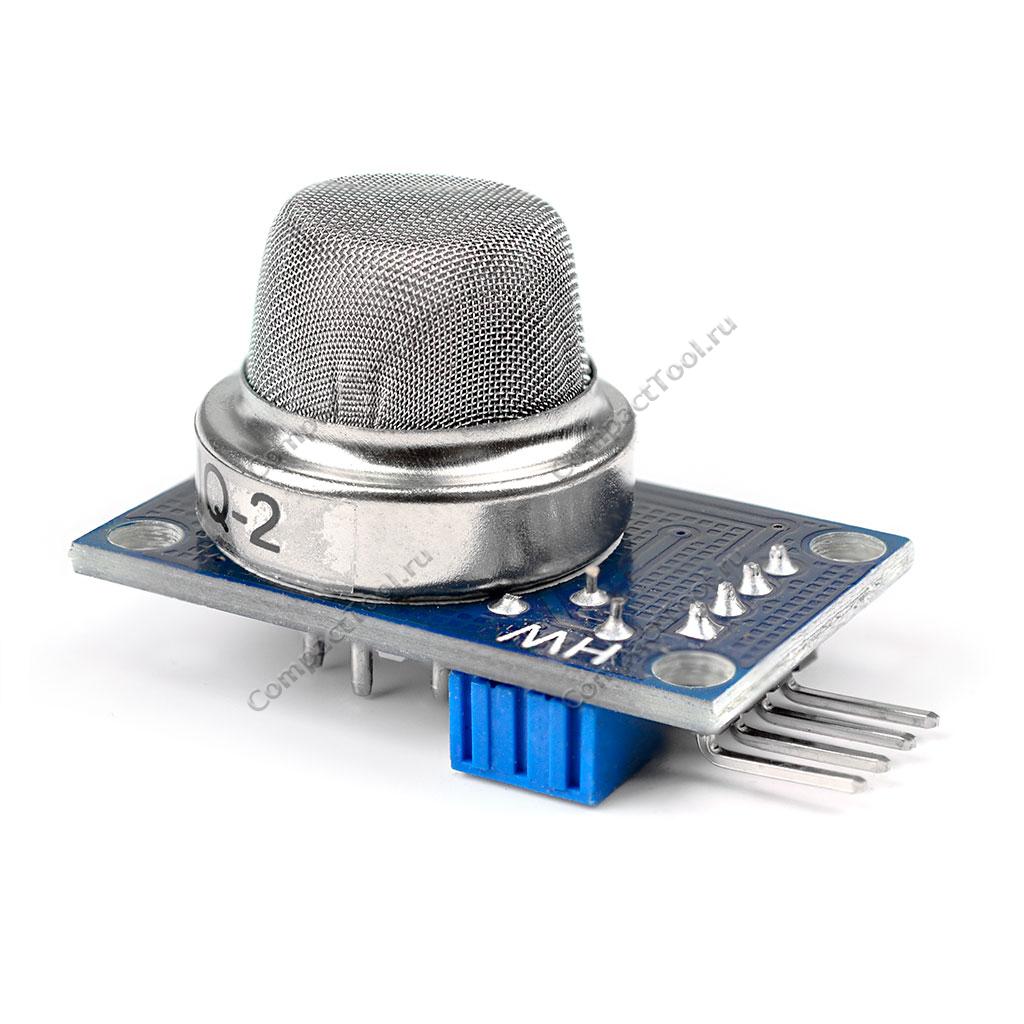 Датчик газа MQ-2 для Arduino (углеводородные газы, дым)