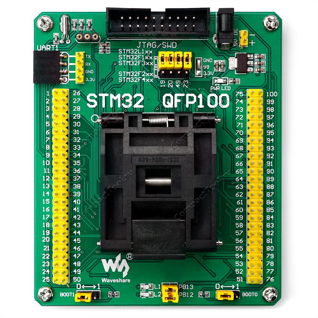 Адаптер для программатора STM32-TQFP100/LQFP100