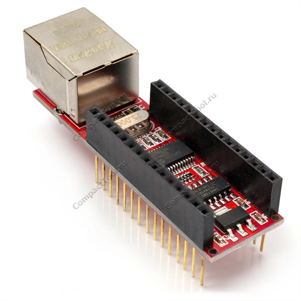 ENC28J60 V1 Shield для Arduino Nano