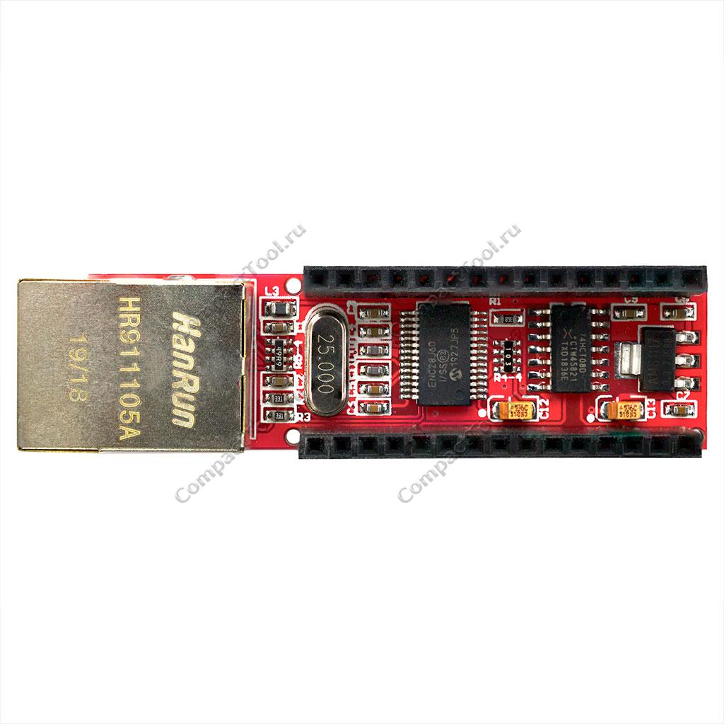 Купить shield ENC28J60 V1 для Arduino Nano в Москве с доставкой - цены, примеры, описание в ╦ КомпактТул