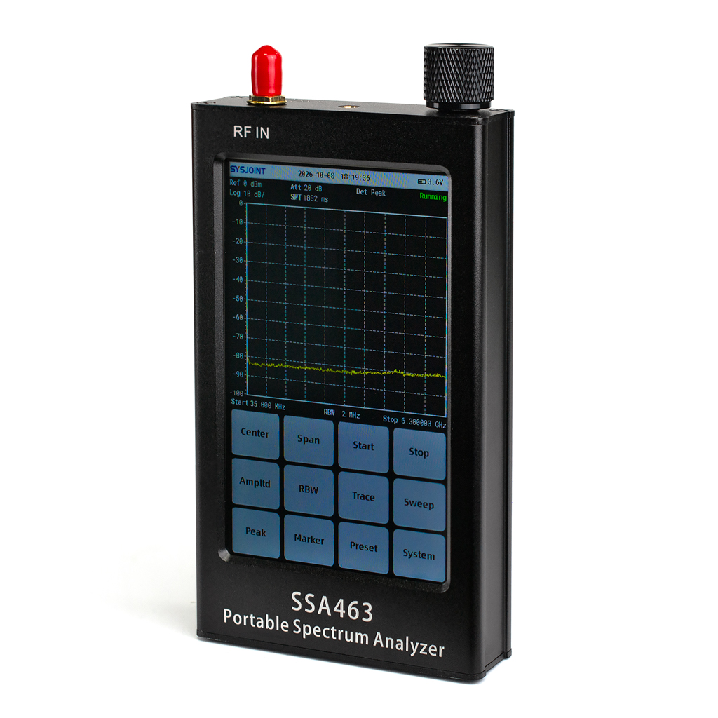Анализатор спектра SYSJOINT SSA463 35MHz-6.3GHz