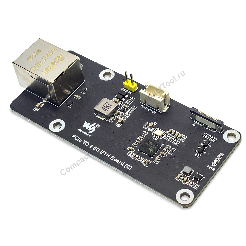 Сетевой адаптер Raspberry Pi 5 PCIe в 2.5G Ethernet порт