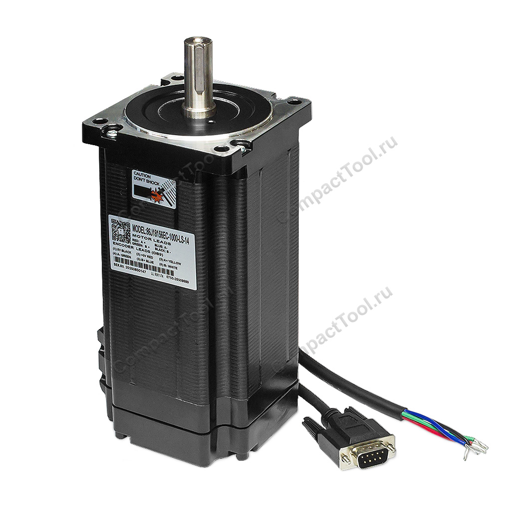 86J18156EC-1000-LS-14K JMC Мотор шаговый Nema 34 с энкодером 1000PPR DB9