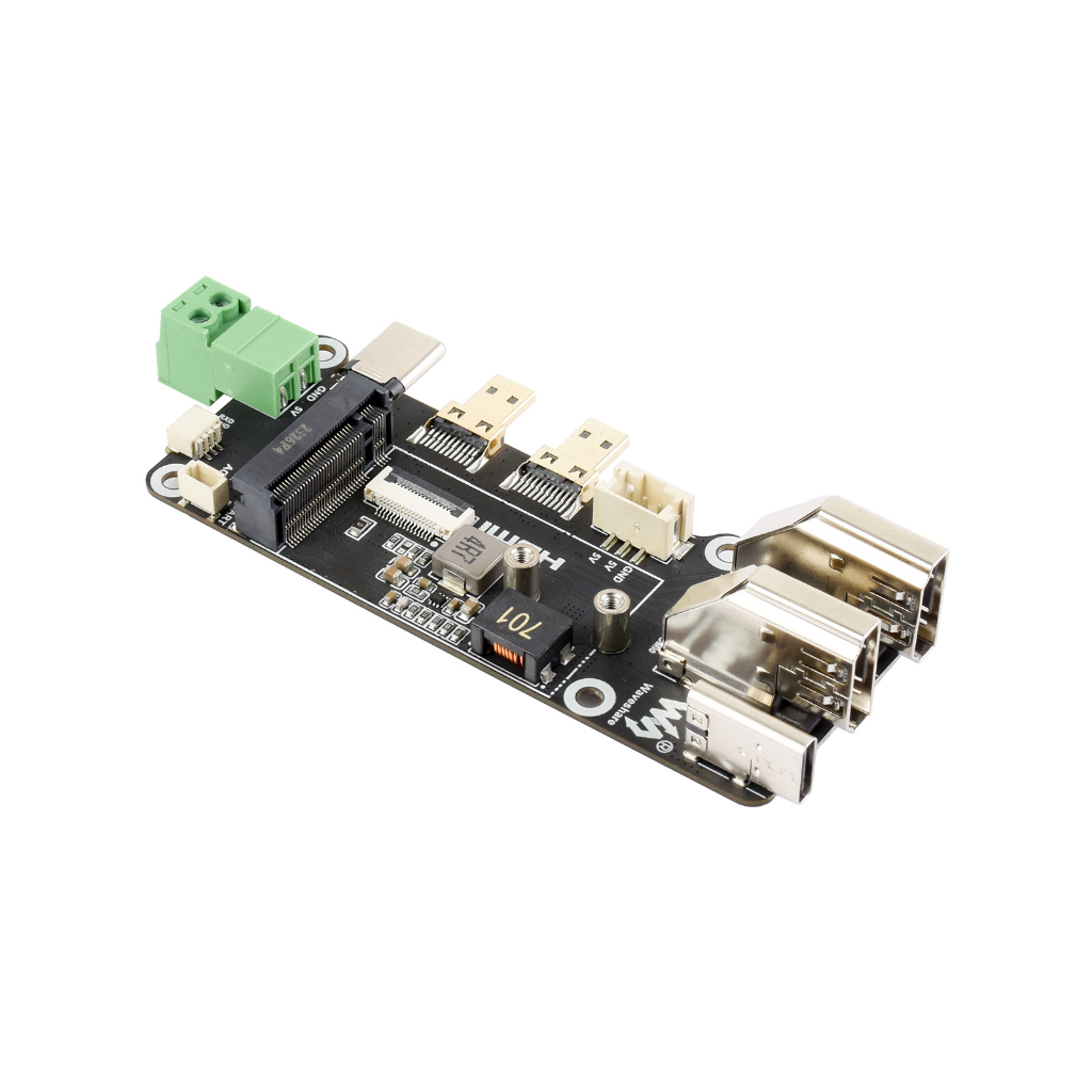 Waveshare Pi5 Connector Adapter (C) многофункциональная плата-адаптер