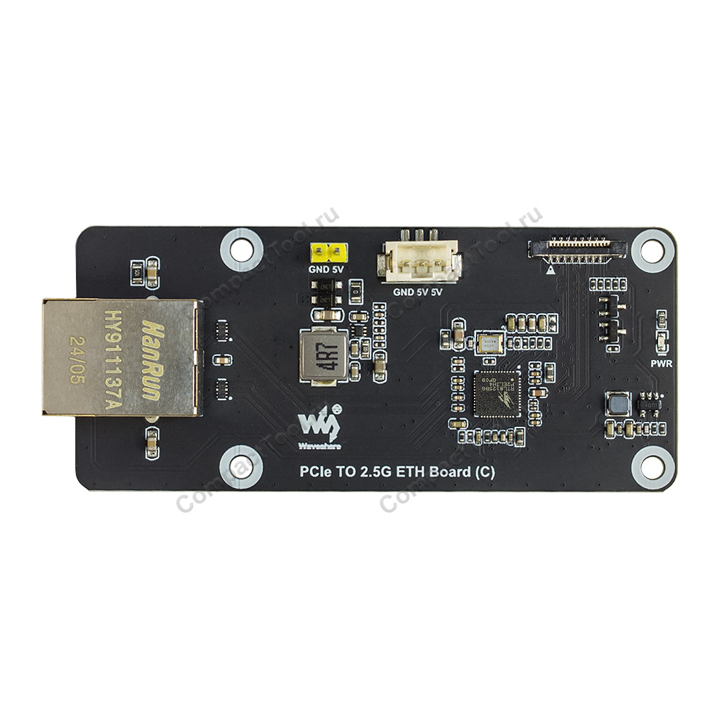Сетевой адаптер Raspberry Pi 5 PCIe в 2.5G Ethernet порт