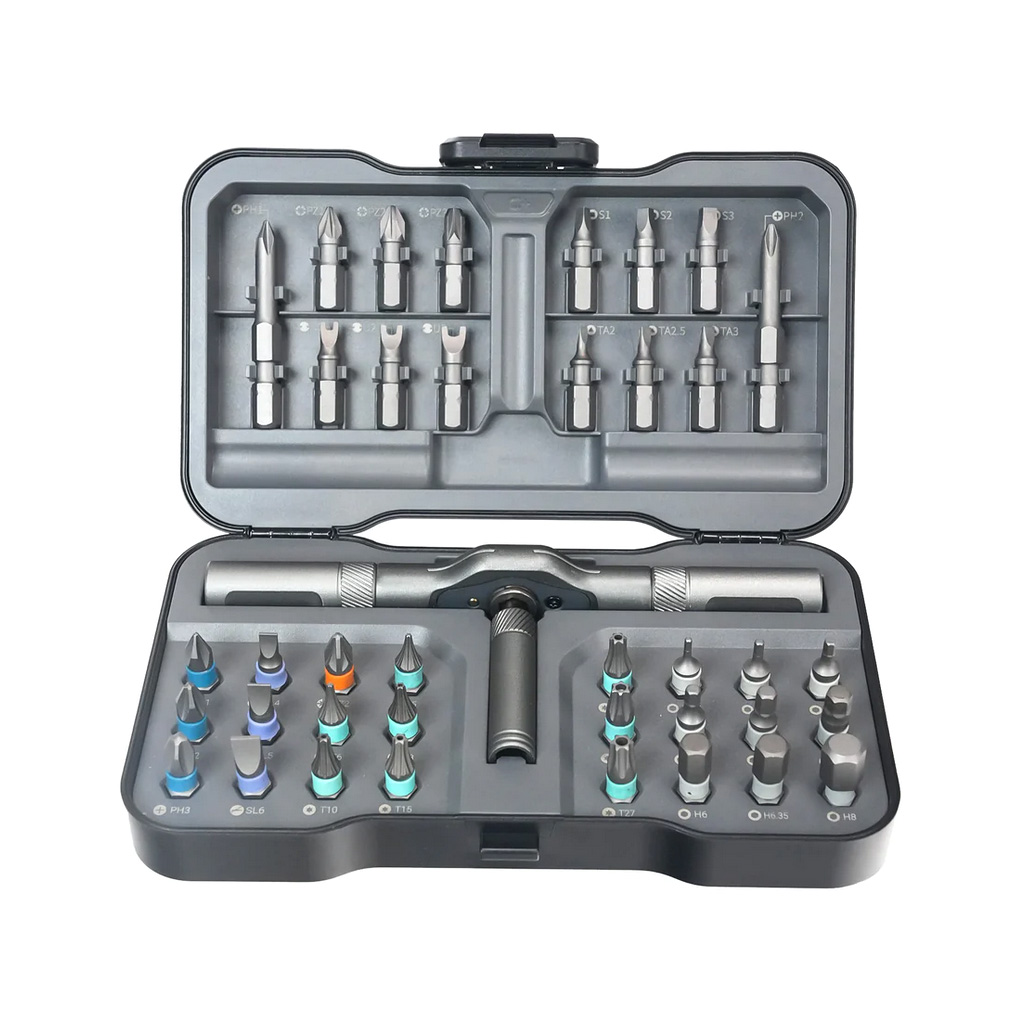 ATuMan Duka RS1 PLUS 42-в-1 Отвертка трещотка с набором 38 бит