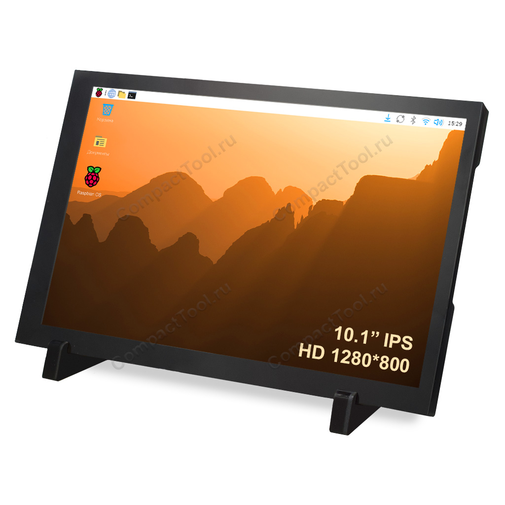 Портативный 10.1-дюймовый сенсорный монитор 1280x800 IPS HDMI