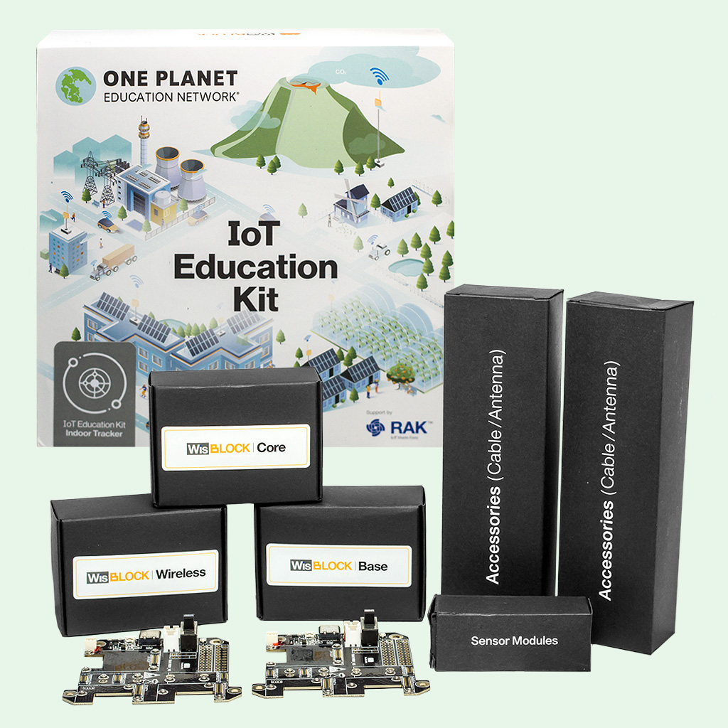 WisBlock UWB-Трекер местоположения для помещений с LoRaWAN BLE NB-IoT Quectel BG77 Образовательный комплект